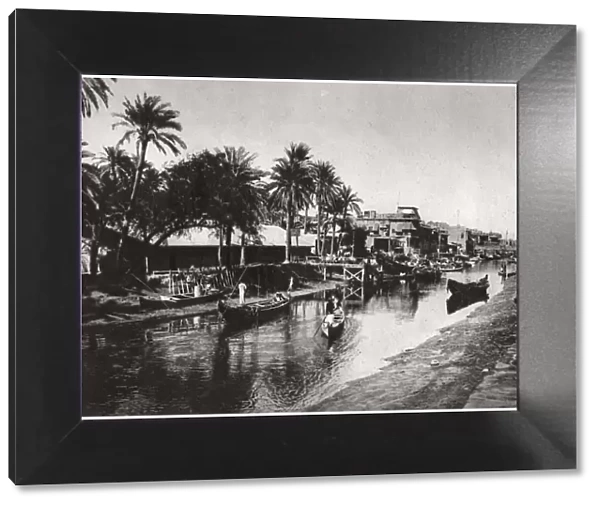 Ashar Creek leading to the Shatt al-Arab, Basra, Iraq, 1925. Artist: A Kerim