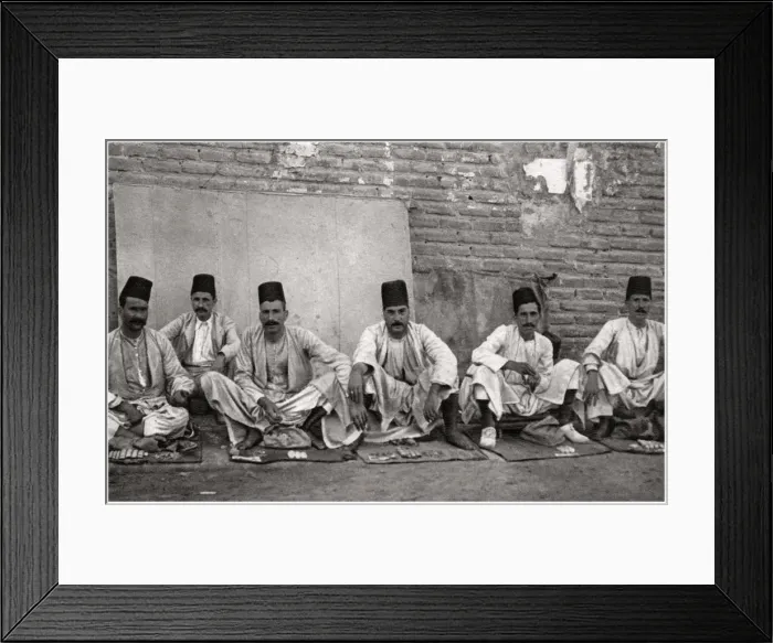 Framed Print : Turkish money changers, Baghdad, Iraq, 1925. Artist: A Kerim Framed Print : Turkish money changers, Baghdad, Iraq, 1925. Artist: A Kerim