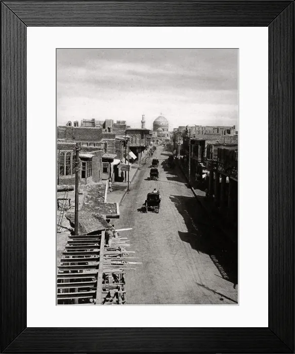 Framed Print : A street in Baghdad, Iraq, 1925. Artist: A Kerim Framed Print : A street in Baghdad, Iraq, 1925. Artist: A Kerim