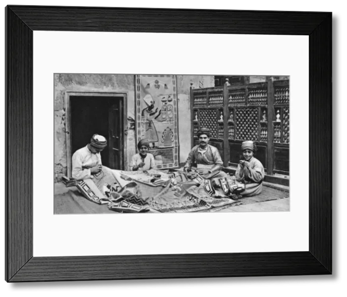 Framed Print : Craftsmen, tentmakers bazaar, Cairo, Egypt, c1922. Artist: Donald McLeish Framed Print : Craftsmen, tentmakers bazaar, Cairo, Egypt, c1922. Artist: Donald McLeish