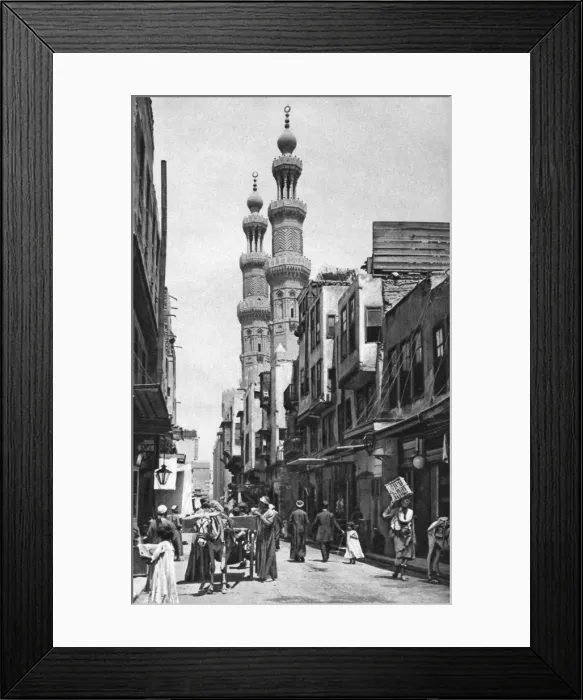 Framed Print : Mosque of Sultan al-Muayyad, Cairo, Egypt, c1922. Artist: Donald McLeish Framed Print : Mosque of Sultan al-Muayyad, Cairo, Egypt, c1922. Artist: Donald McLeish