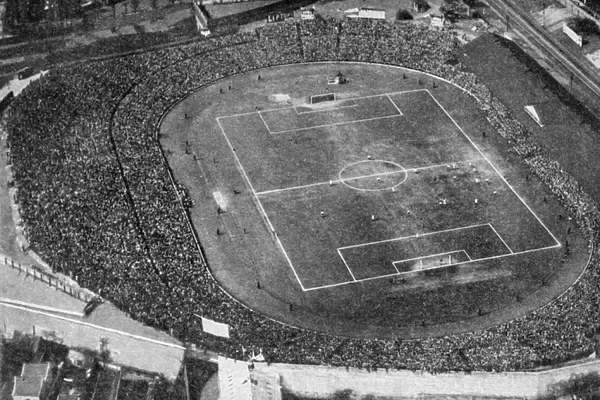 Aerial view of Stamford Bridge, stadium of Chelsea Football Club, London, c1922