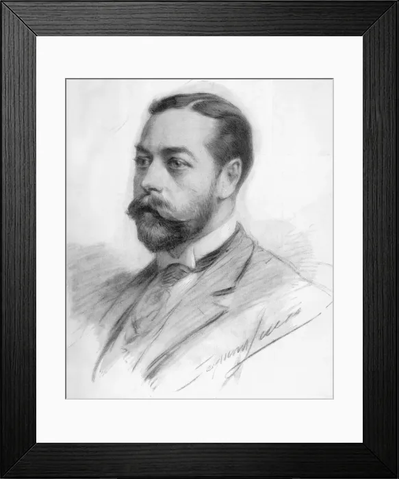 Framed Print : George Frederick Ernest Albert (King George V), 1910. Artist: John Seymour Lucas Framed Print : George Frederick Ernest Albert (King George V), 1910. Artist: John Seymour Lucas
