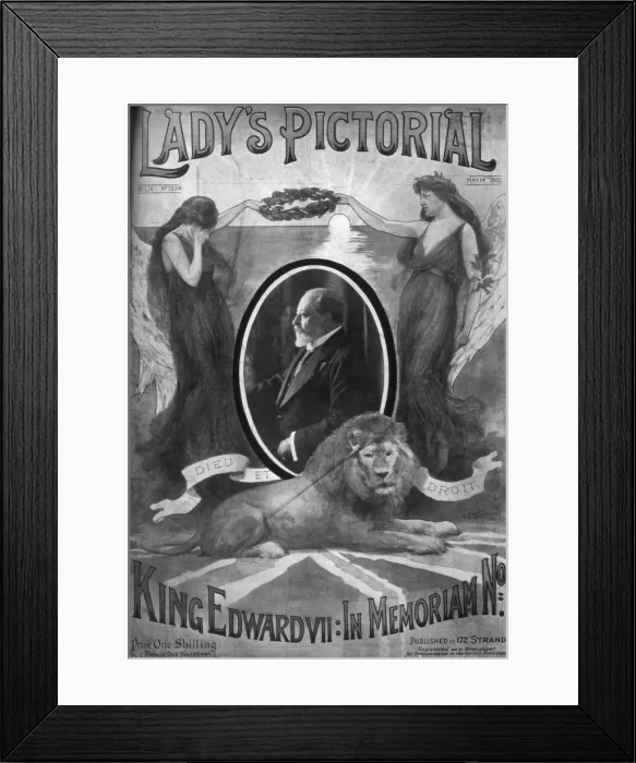 Framed Print : Front cover of Ladys Pictorial, 14th May 1910. Artist: AM Faulkner Framed Print : Front cover of Ladys Pictorial, 14th May 1910. Artist: AM Faulkner