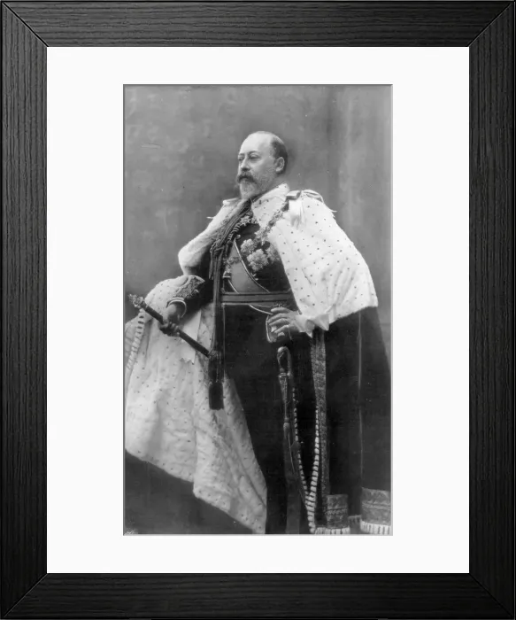 Framed Print : A King the Whole World Mourns, 1910. Artist: Swain Framed Print : A King the Whole World Mourns, 1910. Artist: Swain