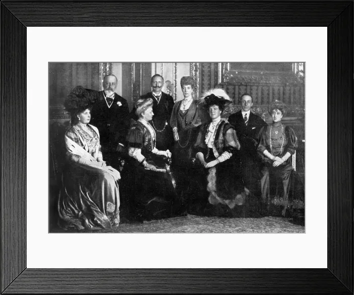 Framed Print : The Unique and Imperial Royal Gathering at Windsor, 1910 Framed Print : The Unique and Imperial Royal Gathering at Windsor, 1910