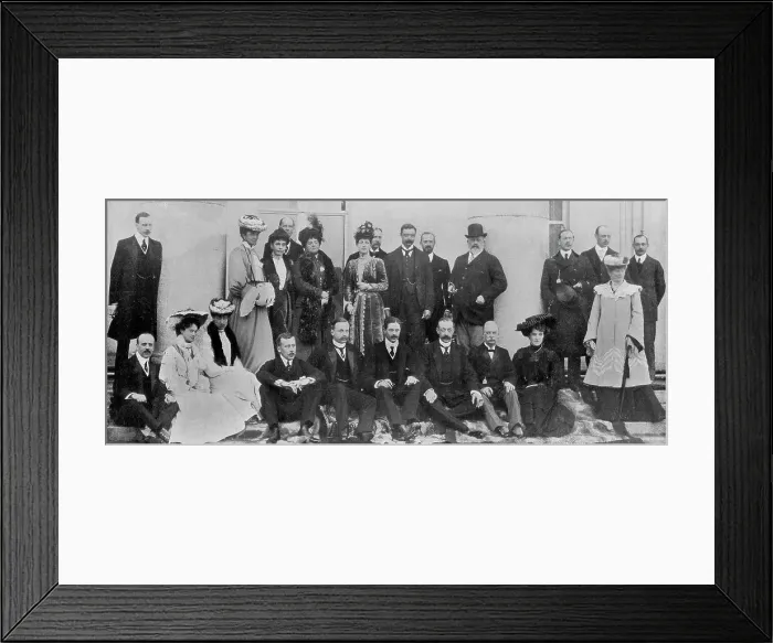 Framed Print : King Edward VII on a royal visit to Ireland, 1902-1905 (1910) Framed Print : King Edward VII on a royal visit to Ireland, 1902-1905 (1910)