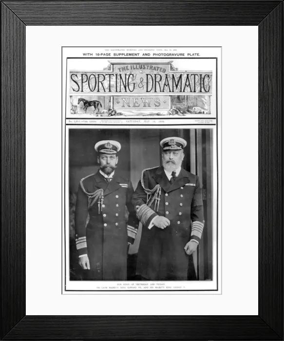 Framed Print : Front Cover of The Illustrated Sporting and Dramatic News, 14th May 1910 Framed Print : Front Cover of The Illustrated Sporting and Dramatic News, 14th May 1910