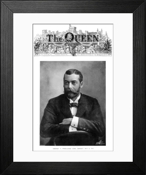 Framed Print : Front Cover of The Queen, The Ladys Newspaper, 21st May 1910. Artist: Stuart Richmond Framed Print : Front Cover of The Queen, The Ladys Newspaper, 21st May 1910. Artist: Stuart Richmond