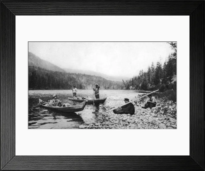 Framed Print : Banks of the Yenisei river, Siberia, USSR, c1923. Artist: D Carruthers Framed Print : Banks of the Yenisei river, Siberia, USSR, c1923. Artist: D Carruthers