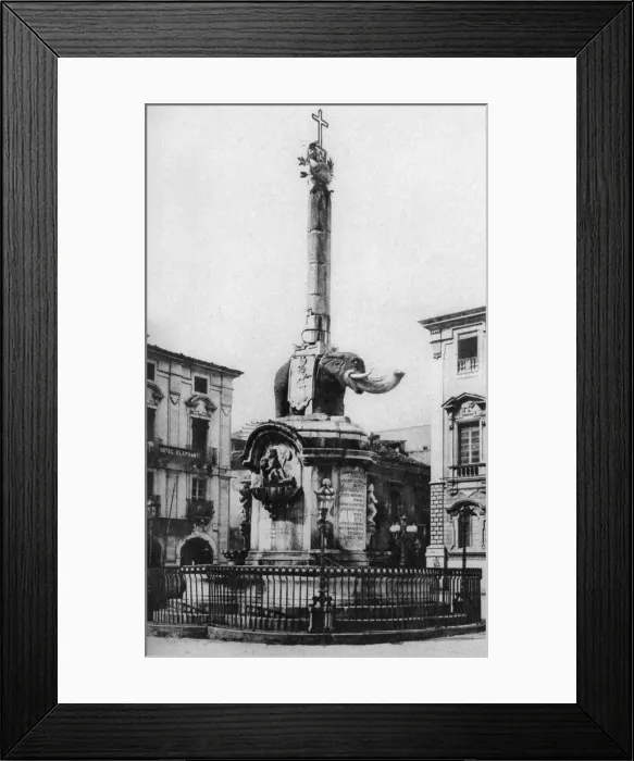 Framed Print : Piazza del Duomo (Cathedral Square), Catania, Sicily, Italy, c1923 Framed Print : Piazza del Duomo (Cathedral Square), Catania, Sicily, Italy, c1923