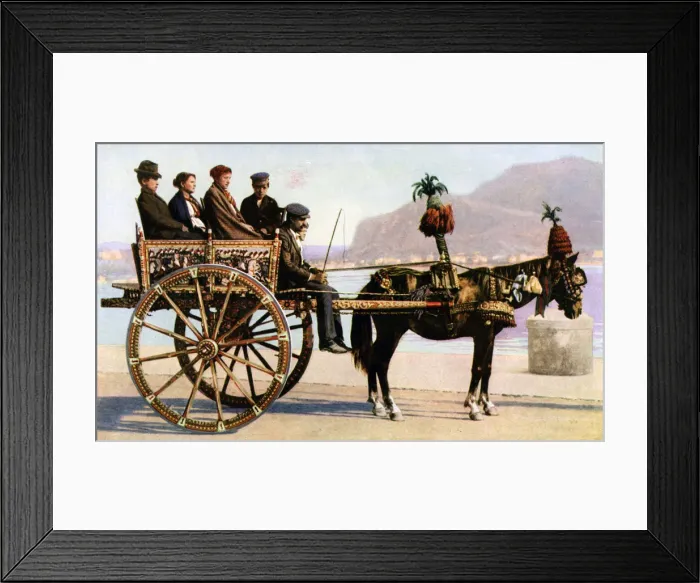 Framed Print : Cart, Palermo, Sicily, c1923 Framed Print : Cart, Palermo, Sicily, c1923