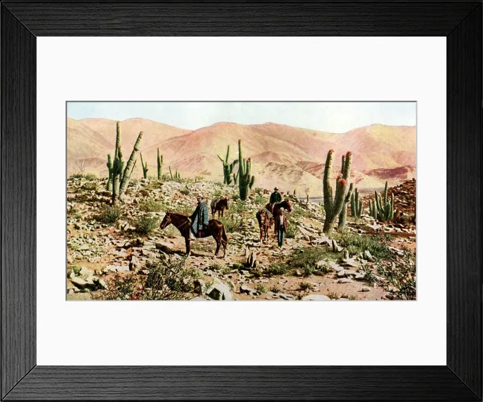Framed Print : Atacama Desert, Northern Chile, South America, c1923 Framed Print : Atacama Desert, Northern Chile, South America, c1923