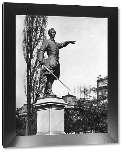Monument to Charles XII, gardens behind the Royal Opera House, Stockholm, Sweden, c1923