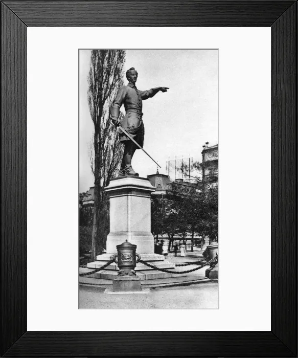 Framed Print : Monument to Charles XII, gardens behind the Royal Opera House, Stockholm, Sweden, c1923 Framed Print : Monument to Charles XII, gardens behind the Royal Opera House, Stockholm, Sweden, c1923