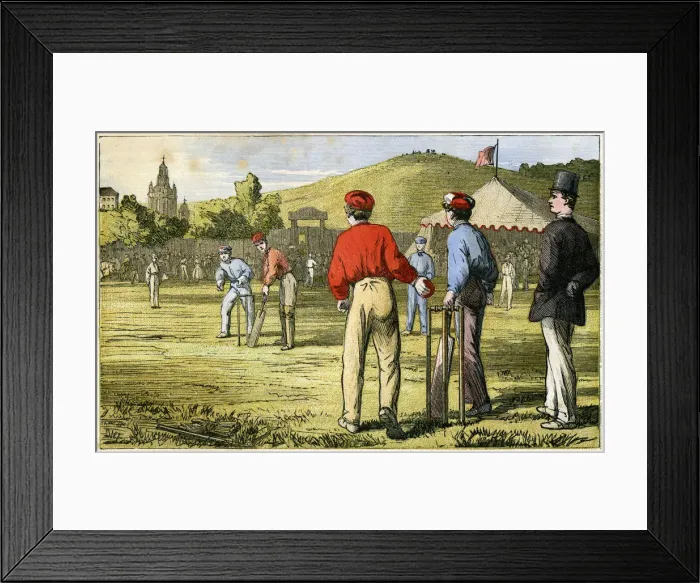 Framed Print : Cricket, 19th century(?) Framed Print : Cricket, 19th century(?)