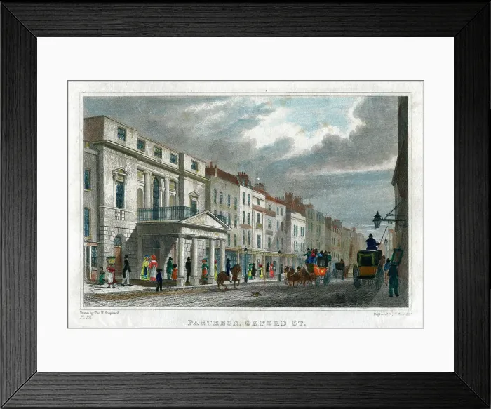 Framed Print : Pantheon, Oxford Street, London, early 19th century. Artist: J Hinchcliff Framed Print : Pantheon, Oxford Street, London, early 19th century. Artist: J Hinchcliff