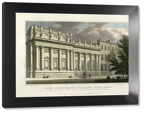 Lord Grosvenors Gallery, Park Lane, London, 1828. Artist: William Deeble