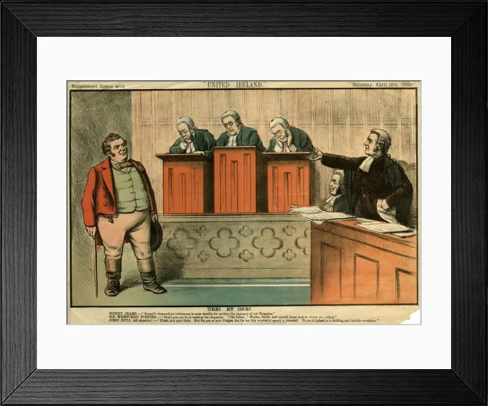 Framed Print : Urbi et Orbi, 1889
