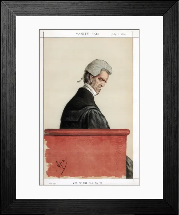 Framed Print : Sir John George Shaw-Lefevre, British barrister, politician and civil servant, 1871. Artist: Carlo Pellegrini Framed Print : Sir John George Shaw-Lefevre, British barrister, politician and civil servant, 1871. Artist: Carlo Pellegrini