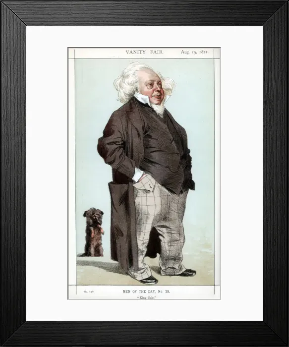 Framed Print : King Cole, 1871. Artist: Coide Framed Print : King Cole, 1871. Artist: Coide