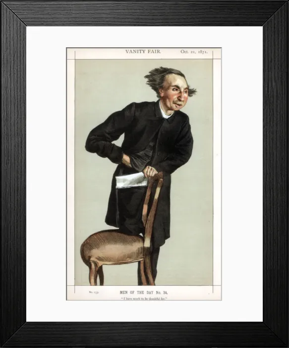 Framed Print : I have much to be thankful for, 1871. Artist: Coide Framed Print : I have much to be thankful for, 1871. Artist: Coide