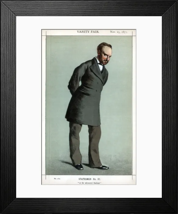 Framed Print : A far advanced Radical, 1871. Artist: Coide Framed Print : A far advanced Radical, 1871. Artist: Coide
