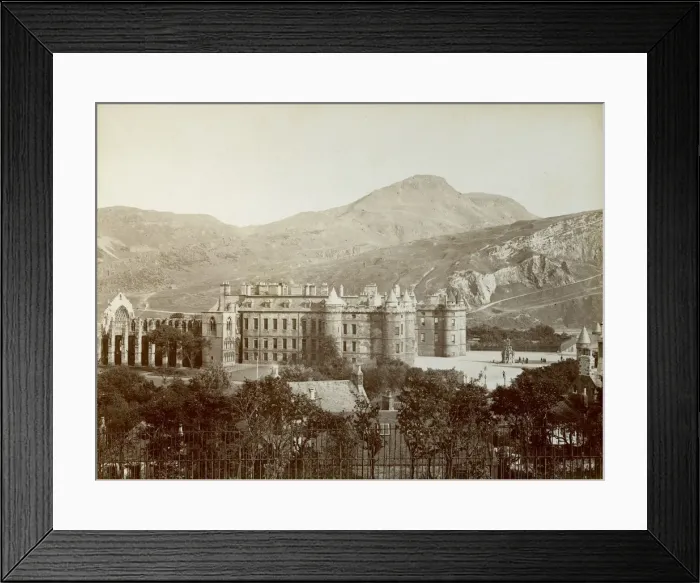 Framed Print : Holyrood Palace, Edinburgh, Scotland, 1887 Framed Print : Holyrood Palace, Edinburgh, Scotland, 1887