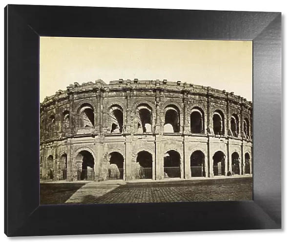 Roman amphitheatre, Nimes, France, late 19th or early 20th century