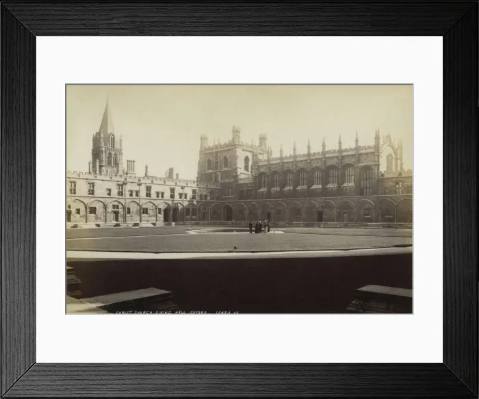 Framed Print : Dining hall, Christ Church College, Oxford, Oxfordshire, late 19th or early 20th century Framed Print : Dining hall, Christ Church College, Oxford, Oxfordshire, late 19th or early 20th century