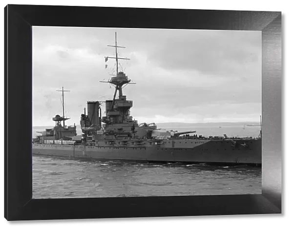 HMS Iron Duke, British battleship, c1936-c1937