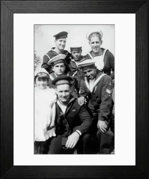 Framed Print : Sailors from six different countries during the Coronation review, Southsea, Hampshire, 1937 Framed Print : Sailors from six different countries during the Coronation review, Southsea, Hampshire, 1937
