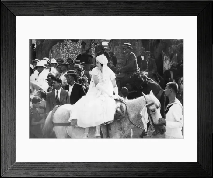 Framed Print : A Greek sailors wedding, Pylos, Greece, 1938