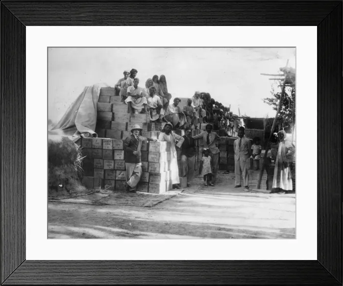 Framed Print : Coconut production, India, 20th century Framed Print : Coconut production, India, 20th century