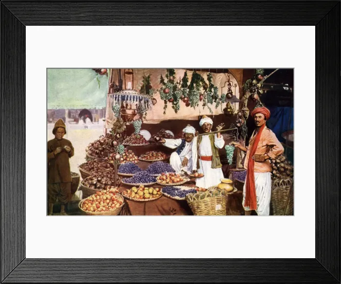 Framed Print : Afghan produce, c1924. Artist: Mullick Framed Print : Afghan produce, c1924. Artist: Mullick