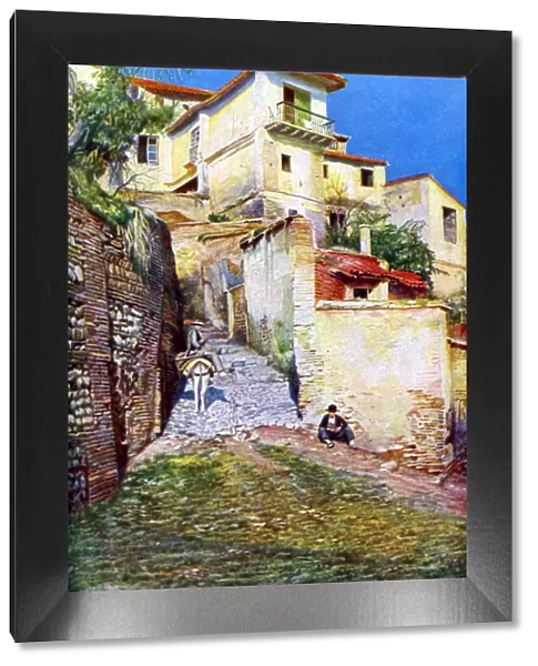 Albaicin, the old quarter of Granada, Andalusia, Spain, c1924