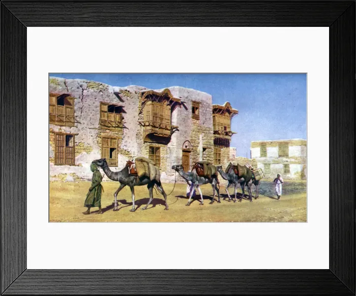 Framed Print : Yanbu, Medina, Arabia, c1924 Framed Print : Yanbu, Medina, Arabia, c1924