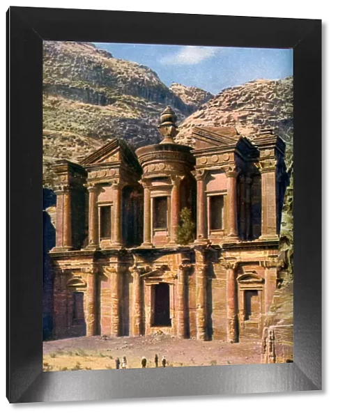 El Deir (the Monastery), Petra, Jordan, c1924