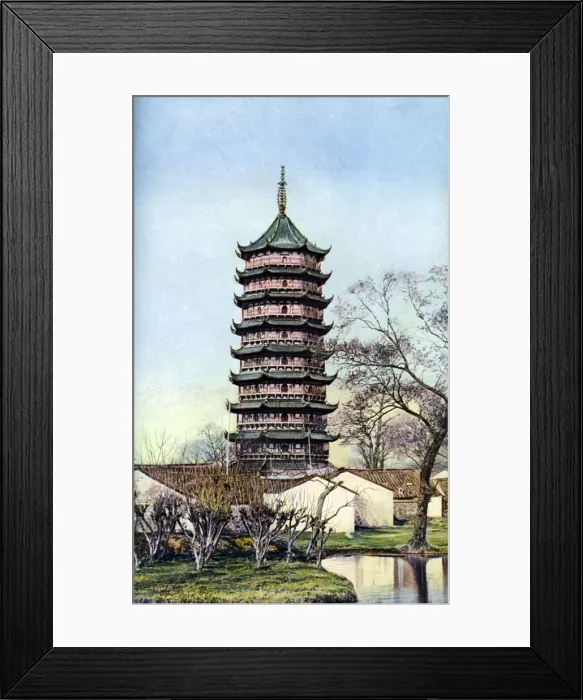 Framed Print : Beisi Pagoda, Suzhou, Jiangsu Province, China, c1924Artist: Ernest Peterffy Framed Print : Beisi Pagoda, Suzhou, Jiangsu Province, China, c1924Artist: Ernest Peterffy