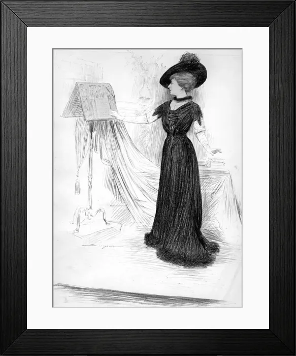 Framed Print : Cecile Sorel, French actress, 1909 Framed Print : Cecile Sorel, French actress, 1909