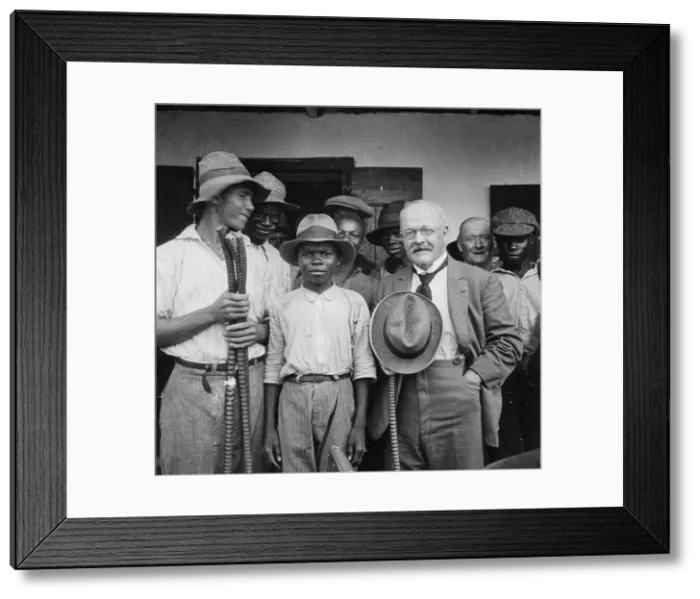 Framed Print : Mr Smith and friends, St Vincent, 1931 Framed Print : Mr Smith and friends, St Vincent, 1931