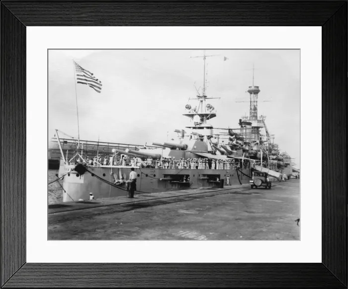 Framed Print : US Navy warships, Navy yard, Balboa, Panama, 1931 Framed Print : US Navy warships, Navy yard, Balboa, Panama, 1931