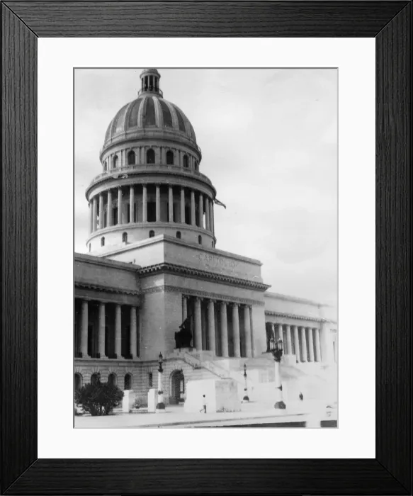 Framed Print : El Capitolio, Havana, Cuba, 1931 Framed Print : El Capitolio, Havana, Cuba, 1931