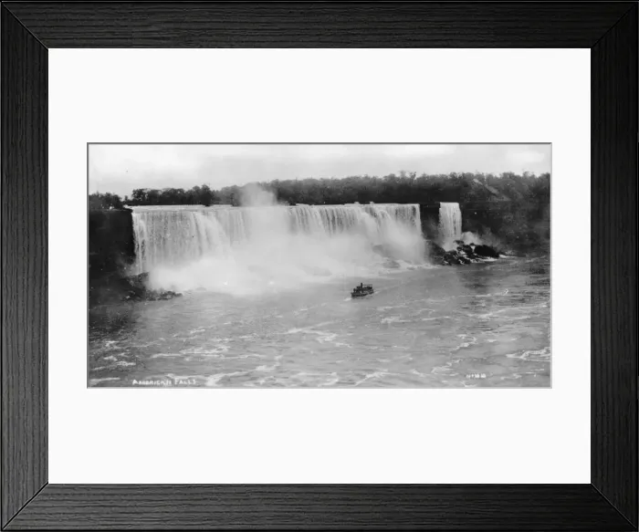 Framed Print : American Falls, Niagara Falls, New York, USA, c1930s(?). Artist: Marjorie Bullock Framed Print : American Falls, Niagara Falls, New York, USA, c1930s(?). Artist: Marjorie Bullock