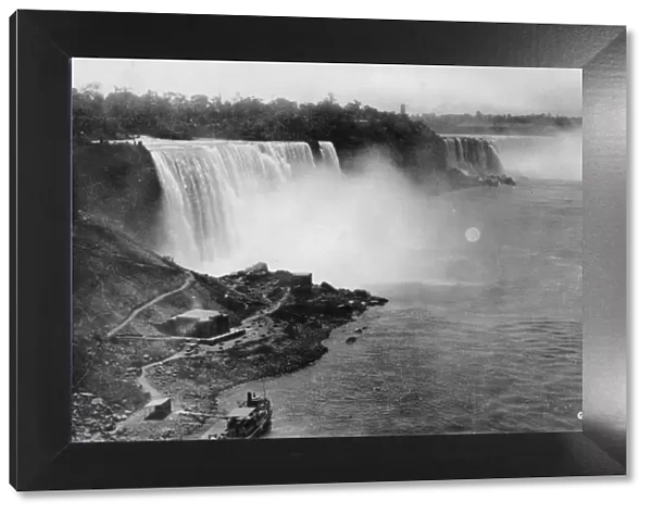 Niagara Falls, USA  /  Canada, c1930s(?). Artist: Marjorie Bullock
