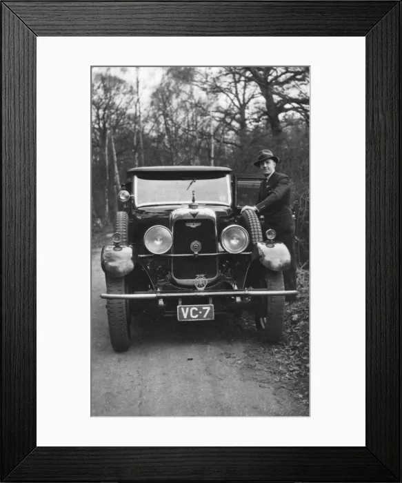 Framed Print : Alvis Silver Eagle, c1920s-c1930s Framed Print : Alvis Silver Eagle, c1920s-c1930s