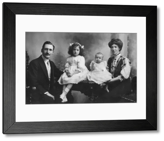 Framed Print : Family portrait, c1900s-c1910s(?) Framed Print : Family portrait, c1900s-c1910s(?)