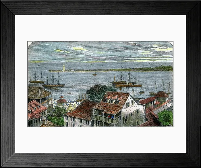 Framed Print : Nassau, Bahamas, c1880 Framed Print : Nassau, Bahamas, c1880