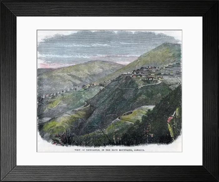 Framed Print : View of Newcastle, in the Blue Mountains, Jamaica, c1880 Framed Print : View of Newcastle, in the Blue Mountains, Jamaica, c1880
