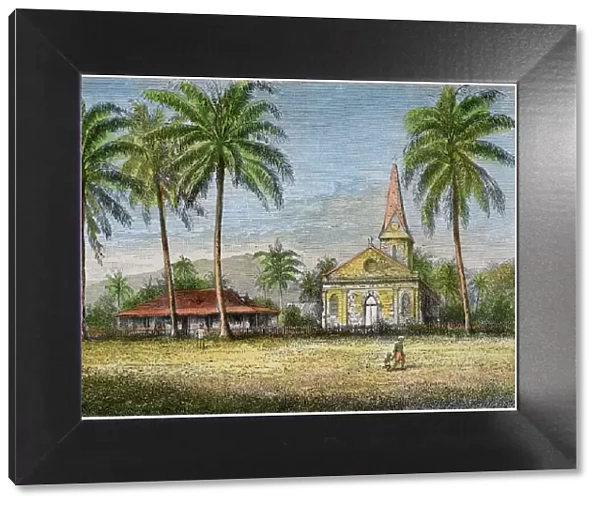 Church, Samoa, c1875